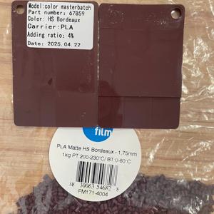 RongFeng Plastic Materials Factory Made PLA Matte Color Masterbatch Customized by <strong>Samples</strong> Multiple Colors Pantone RAL <strong>Codes</strong> - Product Image 1