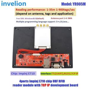 Módulo RFID de lectura de etiquetas múltiples, lector de RFID de larga distancia, Epc, Gen2, UHF, Chip E710, Impinj, 30M - Product Image 3