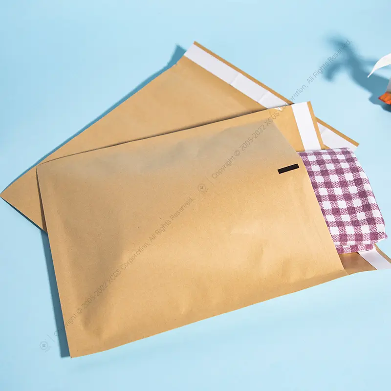 Mailer de papel de embalagem biodegradável, lavável, impressão personalizada, compostável, com bolha, acolchoada, bolsas envio