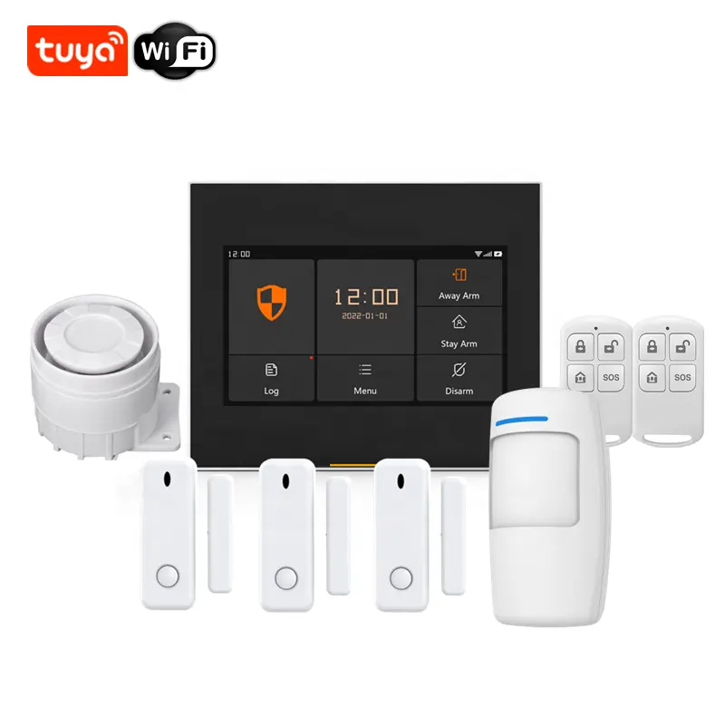 Tuya Smart Wireless GSM Alarm System Wireless Home Security WiFi Alarm Systems Wireless Home Burglar Alarm System
