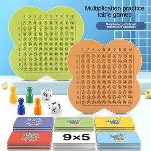 匹配游戏学习教育玩具乘法板游戏棋盘匹配闪光认知儿童 - Product Image 2