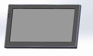 7 Inch Tablet PC for Wall Mount (black Color) Including RS485 Socket, POE Module (IEEE802.3AF 48V), and Metal Mounting Sheet