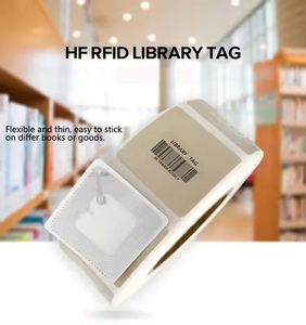 RFID ป้ายห้องสมุดหนังสือสติกเกอร์ป้ายอิเล็กทรอนิกส์สำหรับการจัดการหนังสือ