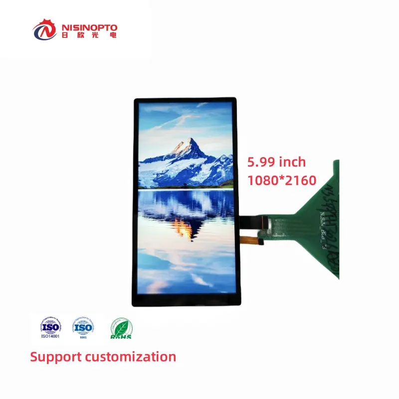 Пользовательский сенсорный экран TFT LCD 5,99 дюймов панель дисплея 1080*2160 MIPI небольшой сенсорный TFT LCD модуль