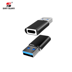 铝制USB C至USB 3.0适配器，C型母对公OTG转换器，3A笔记本电脑/手机快速充电和数据传输 - Product Image 6