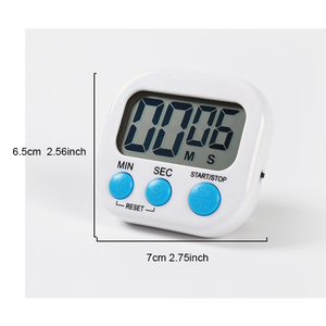 Logo personalizzato grande LCD magnetico conto alla rovescia elettronico Mini digitale da cucina Timer materiale plastico per uso cucina - Product Image 2