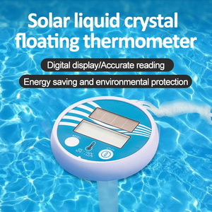 Termómetro de piscina con sensor dual inalámbrico, con energía solar, ahorro de energía, pantalla LCD digital para temperatura del agua - Product Image 2