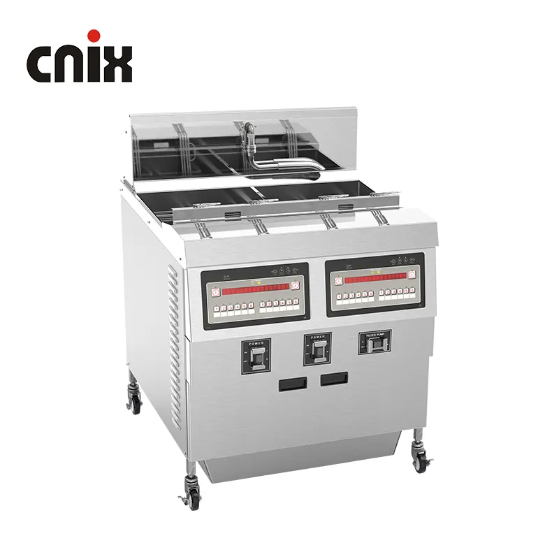 Freidora abierta con panel LCD, equipo de pollo frito, OFE-322L