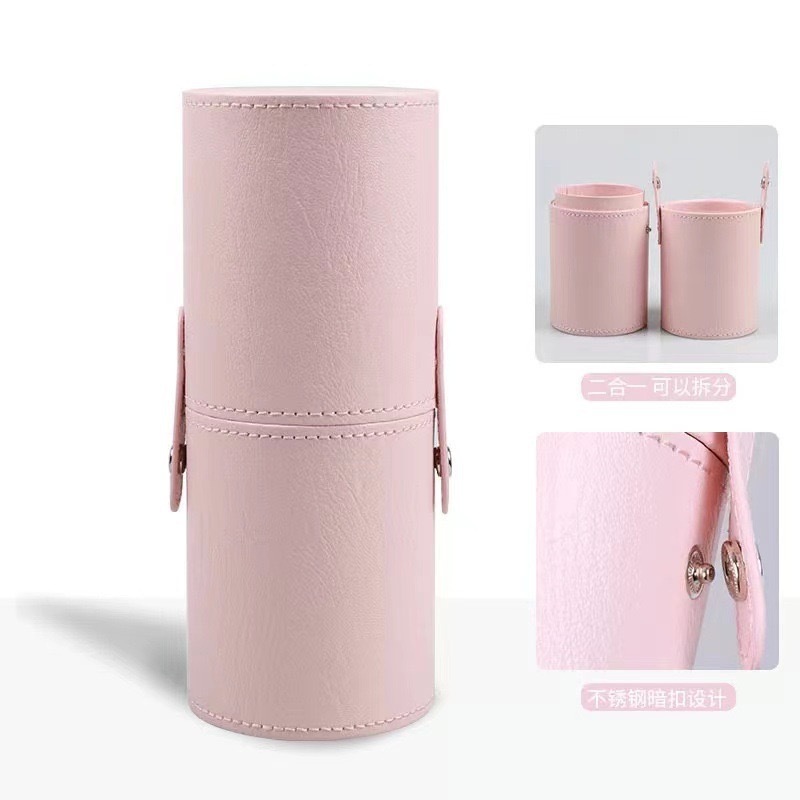 Seau à pinceaux rose