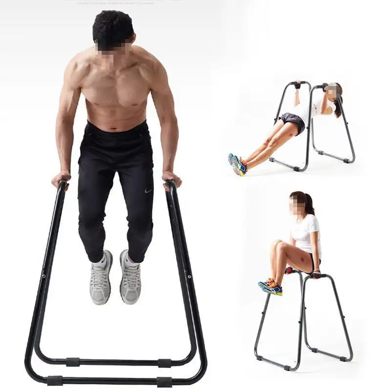 Chaoran attrezzature per il Fitness barre di immersione parallele per interni in acciaio ginnastica barre parallele Dip Bar Station