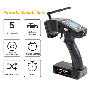 RadioLink RC4GS V3 <strong>RC</strong> 400 Meters Control Distance Gyro Integrated Receiver FPV Head Tracked Tanks Crawlers Surface Transmitter - Product Image 6