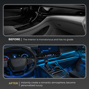 'CARDI' K3 için evrensel şerit LED kiti araç modifikasyonu ortam ışıkları araç aksesuarları kitleri için yeni otomatik Retrifit kullanımı - Product Image 4