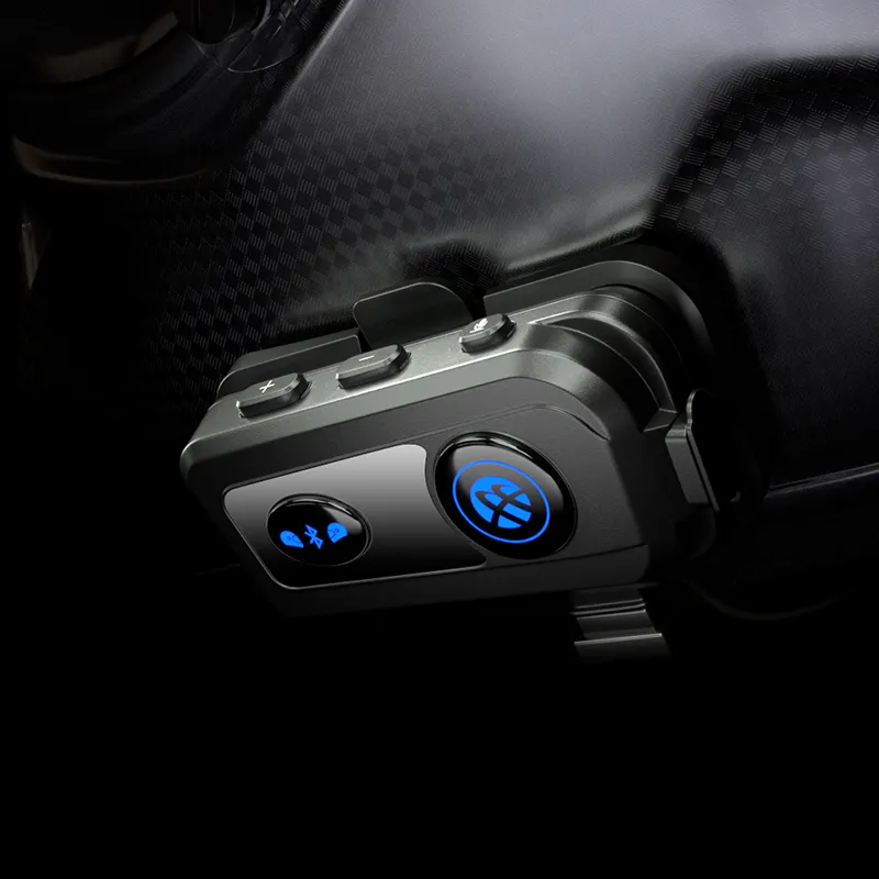 Moto Headset Motorfiets Met Bluetooth 5.3 Bluetooth Headset Abs Materiaal Motorhelm Headset Met Handsfree