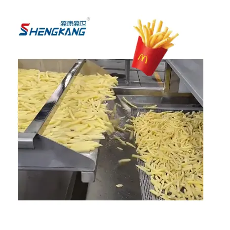 Small capacity 50kg/h potato chips making machine factory price frozen french fries production line with CE