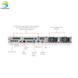 ThinkSystem-Servidor Xeon SR630 V3, 1U, 2P, 1TB, HDD, 32/64GB de memoria, para bases de Datos, Virtualización, Computación en la nube, Stock, original - Product Image 4