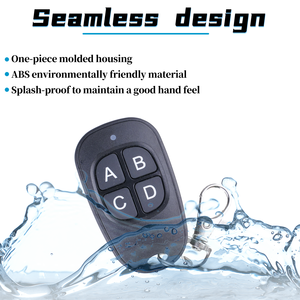 Black 4-Channel 433mhz Wireless <strong>Remote</strong> <strong>Control</strong> RF <strong>Duplicate</strong> Type <strong>Remote</strong> <strong>Control</strong> Spare <strong>Remote</strong> for Electric Gate - Product Image 2