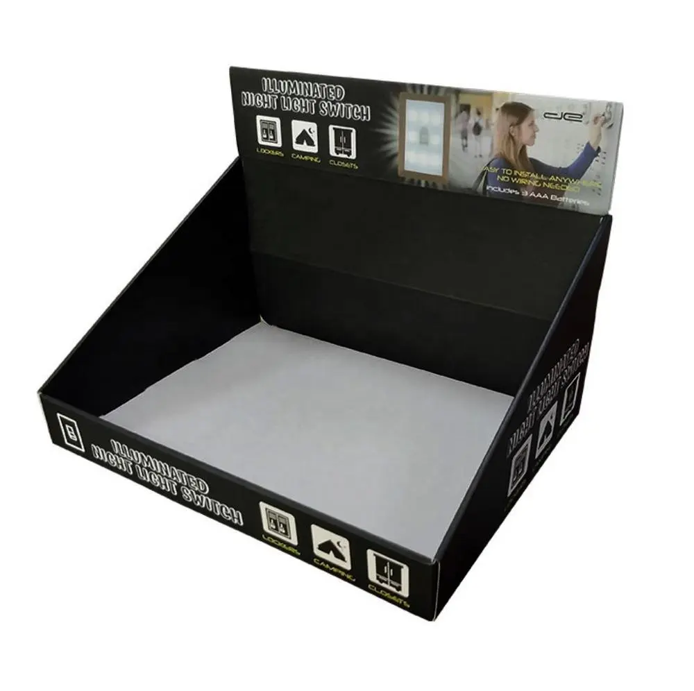 OEM Cardboard Promotional Customized Pomade Cardboard Counter Display Box
