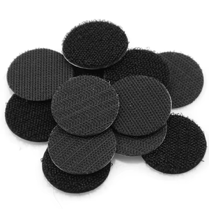 Round <strong>Double</strong> <strong>Side</strong> Back Adhesive <strong>Hook</strong> and <strong>Loop</strong> Dots Tape Reusable Velcro <strong>Strap</strong> for Sofa and Carpet Fixing - Product Image 4