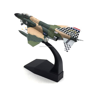 Wholesale Diecast Military <strong>Model</strong> 1/100 Scale F-4C Phantom Army Color Attack Plane <strong>Model</strong> USA Fighter Jet <strong>Model</strong> for Decoration - Product Image 2