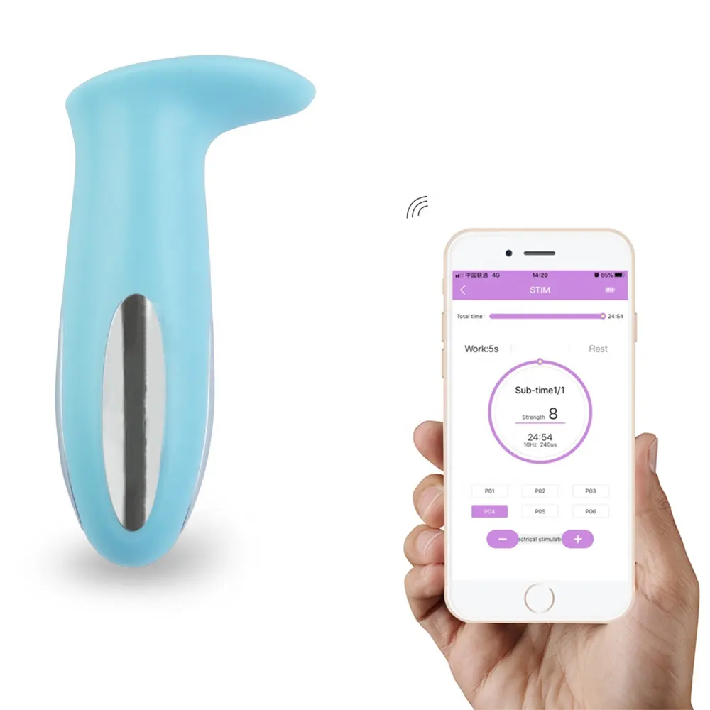 Biofeedback Kegel Toner Kegel Contrôle sans fil APP avec test EMG rapide Jeu EMG ETS STIM Resserrement vaginal