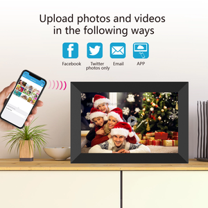 IPS高解像度ディスプレイ、メール、iPhone iOSおよびAndroidアプリ、モーションセンサーを備えたバルク10インチWi-Fiクラウドデジタルフォトフレーム - Product Image 2
