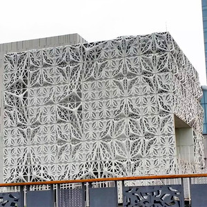 Строительная 3d наружная облицовка стен Дизайн Лазерная/CNC режущая алюминиевая фасадная система - Product Image 1