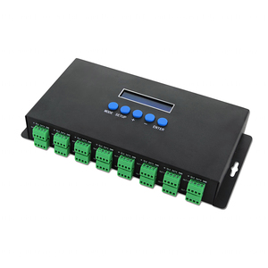 DC 5V 12V 24V Ethernet a SPI / DMX 512 LED Stage Digital Pixel Light Converter Controller canale porta a 16 vie 3A/CH ArtNet-SPI - Product Image 2