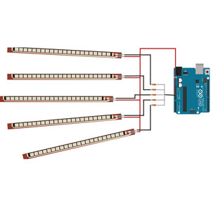 Flex Sensor 4.5 "Sensor Biegen Mess Biegen nicht Flex Sensor 2,2