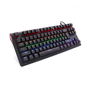 85 tasti meccanici ergonomici LED retroilluminati USB cablato tastiera Gaming YH8701 per Desktop/Laptop inglese per Computer Gaming - Product Image 4
