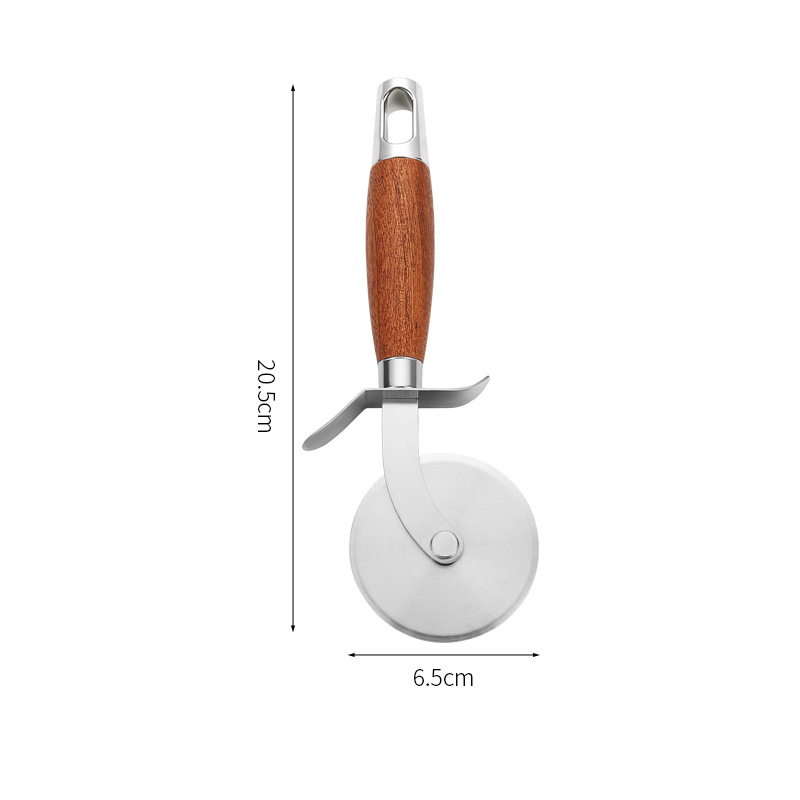 Cuchillo para pizza plateado S