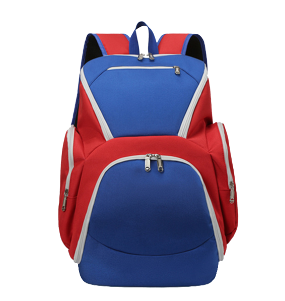 Color blue red white zipper