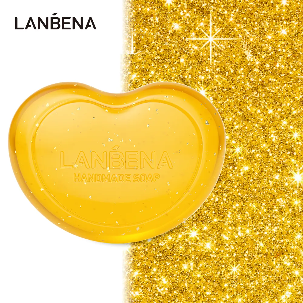 LANBENA-aceite esencial de Neroli dorado de 24K, jabón hidratante, antiedad, antiarrugas, brillante, hecho a mano