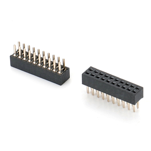 หมุดส่วนหัวของผู้หญิง VW แบบกำหนดเอง2X8 3.96มม. 20แนวตั้ง U Type 3 PIN High Current หัว PCB 1.27 2.54มม. เดี่ยว - Product Image 4