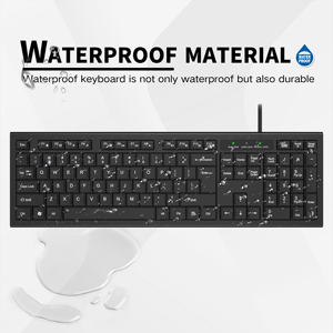 New USB 3.0 <strong>Keyboard</strong> With Membrane Operation Style Wired USB Interface for Desktop Fashionable Office Game <strong>Keyboard</strong> Mouse Set - Product Image 5
