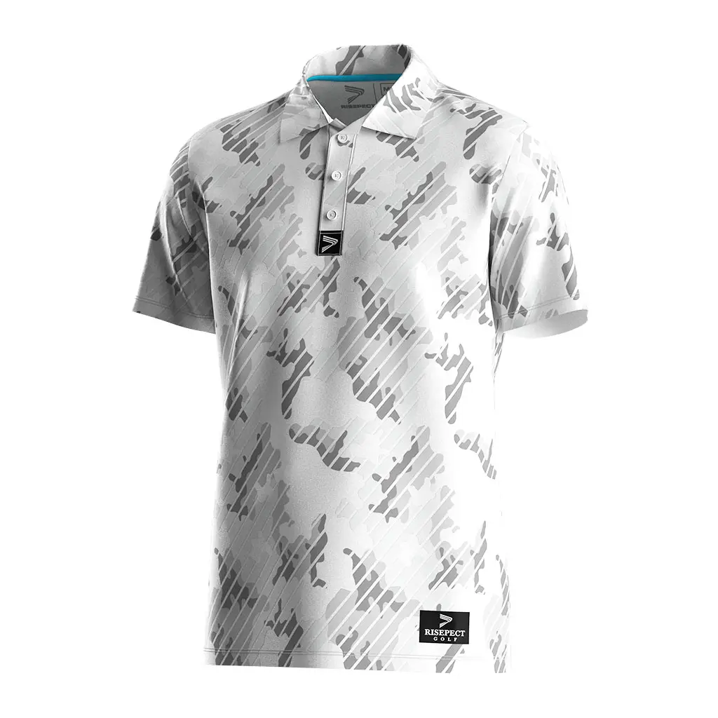 Maglietta Polo in poliestere a maniche corte a sublimazione di alta qualità maglietta da Golf per Polo da uomo