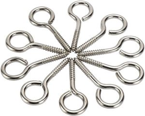 Nhà Máy Bán buôn Heavy Duty <span class=keywords><strong>Eye</strong></span> Bolt Hooks cho võng đứng Yoga trong nhà ngoài trời <span class=keywords><strong>Eye</strong></span> Hooks vít - Product Image 5