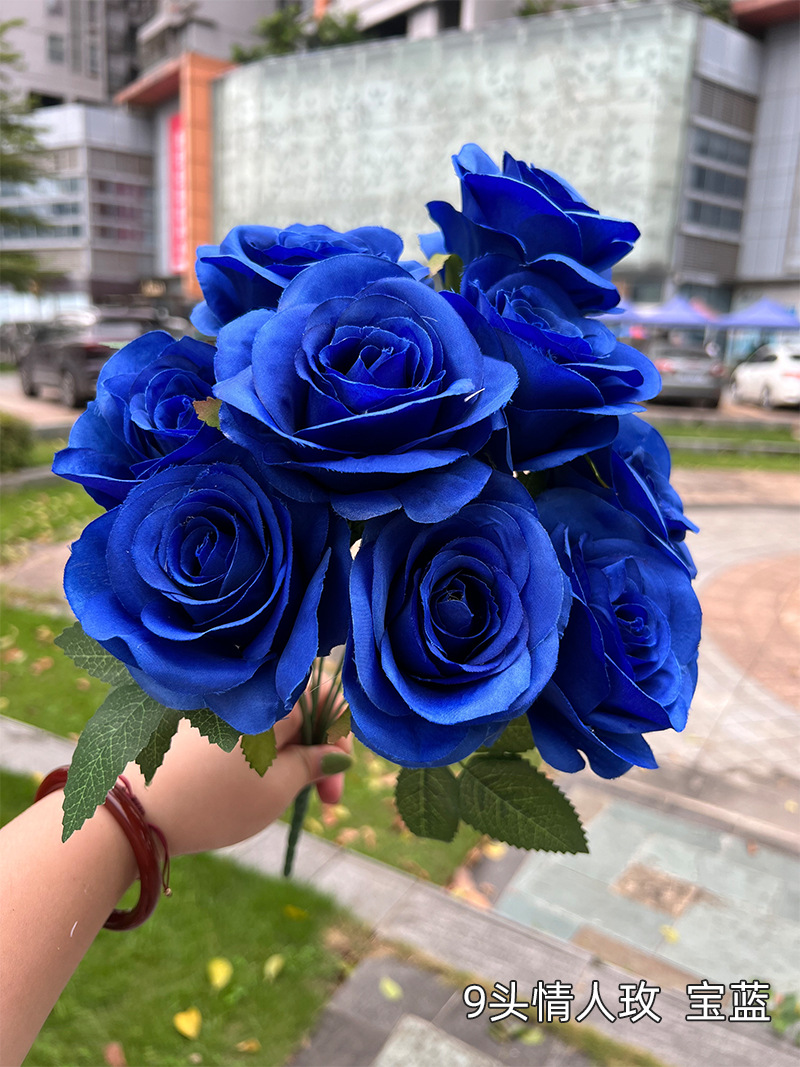 9 head lover mei-sapphire blue