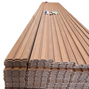 Rivestimento della parete wpc/pannello della parete/<span class=keywords><strong>design</strong></span> del pannello della grande parete wpc pannello a parete scanalato grani di legno per la decorazione