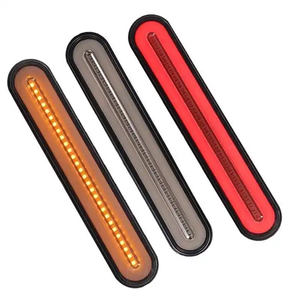 ไฟท้าย LED แบบต่อเนื่องสีแดง/เหลือง DC 9-30V IP68ไฟท้ายขับขี่รถบรรทุกที่ทนทานไฟวิ่งกลางวันไฟหน้า - Product Image 2