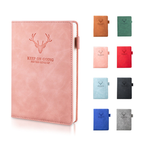 Khuyến mại kinh doanh cao cấp Da 180 Sheets A5 máy tính xách tay 360 trang biểu tượng tùy chỉnh PU mềm planners Tạp Chí Nhật Ký máy tính xách tay - Product Image 1