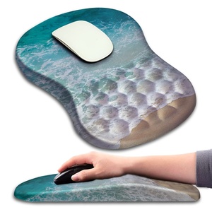 87/104 Keys Anti-Slip Cartoon Memory Foam <strong>Keyboard</strong> Pad with Wrist Rest Silicon Material Support Mat for Comfortable <strong>Computer</strong> <strong>Use</strong> - Product Image 1