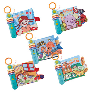 Yutong Unisex Children's Puzzle with Music &amp; Lighting Story Cloth Book Early Education <strong>Toy</strong> for 0-6 Years Wholesale - Product Image 2