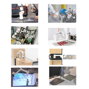 Robot CNC de alta calidad, brazo de Robot CNC de 6 Dof, brazo robótico colaborativo automatizado para cargar componentes PLC de Motor central de descarga