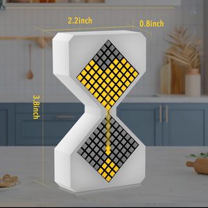 YIZHI Sensor de gravedad Led recargable Luz nocturna Temporizador de arena en forma de reloj de arena Temporizador de cuenta regresiva de 1 a 30 minutos con cable tipo C - Product Image 3