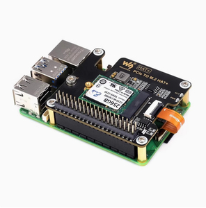 Raspberry Pi 5 PCIe zu M.2 HAT NVME Hochgeschwindigkeits-Erweiterungs karte mit 16P-Kabel GPIO-Header-Unterstützung Aktiver Kühler für RPI 5 Pi5 - Product Image 1