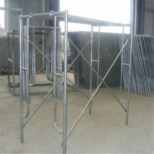 China Factory Made Heavy Duty H Frame <strong>Scaffolding</strong> Steel Ladder Frame <strong>System</strong> <strong>Building</strong> &amp; Concrete <strong>Formwork</strong> Use - Product Image 5