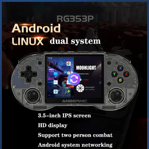Rg353p портативная игровая консоль 3,5 дюймов Ips сенсорный экран Android Linux Dual Os Поддержка 5g Wifi Ретро игровая консоль - Product Image 2
