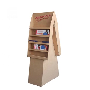 Umwelt freundliche benutzer definierte Buch Display Stand Recycelbare Pappe Gitter Regal für Zeitschriften Broschüren Retail Event Pop-Up Rack - Product Image 6