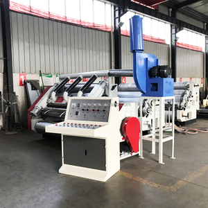 2 ชั้น A B C D E ขลุ่ยเครื่องทํากระดาษลูกฟูก Corrugator สายการผลิต Facer เดี่ยวโรงสีเครื่องตัดแผ่นขาตั้งม้วน - Product Image 5