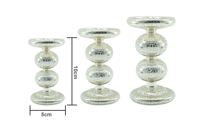 factory wholesale Decorative customized colorful glass jars candle container candle making Glass candlestick